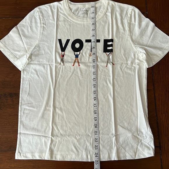🆕Madewell VOTE Tees Made in USA New NWT - Picture 11 of 13